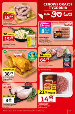 Auchan - gazetka promocyjna Gazetka 30 Lat Hipermarket Auchan od czwartku 18.06 do środy 24.06 - strona 23