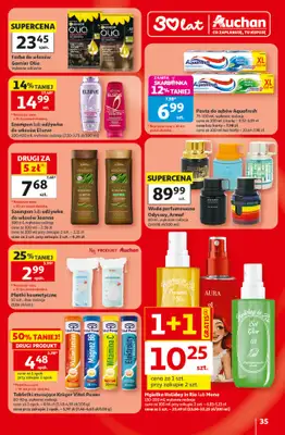 Auchan - gazetka promocyjna Gazetka 30 Lat Hipermarket Auchan od czwartku 18.06 do środy 24.06 - strona 35