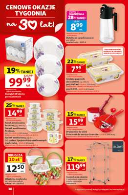 Auchan - gazetka promocyjna Gazetka 30 Lat Hipermarket Auchan od czwartku 18.06 do środy 24.06 - strona 38