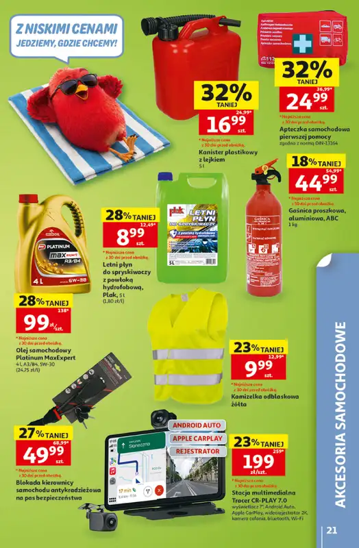 Auchan - gazetka promocyjna Gazetka 30 Lat Hipermarket Auchan od czwartku 18.06 do środy 24.06 - strona 21