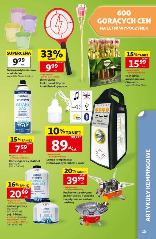 Auchan - gazetka promocyjna Gazetka 30 Lat Hipermarket Auchan od czwartku 18.06 do środy 24.06 - strona 15