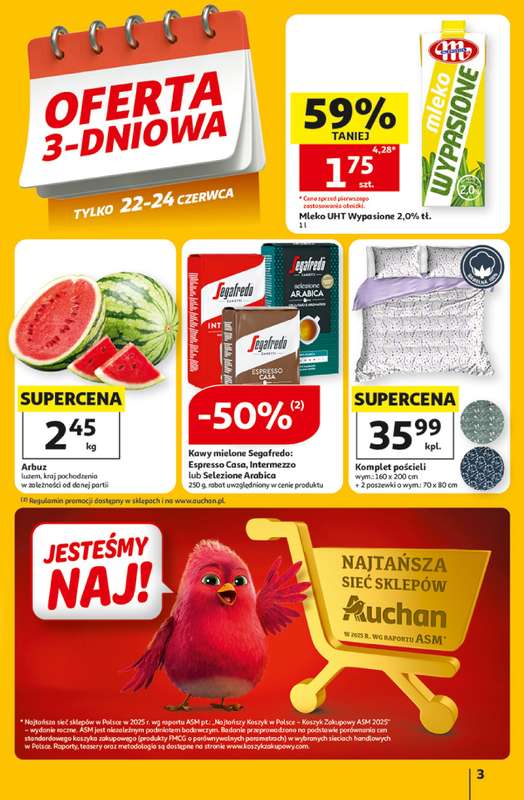 Auchan - gazetka promocyjna Gazetka 30 Lat Hipermarket Auchan od czwartku 18.06 do środy 24.06 - strona 3