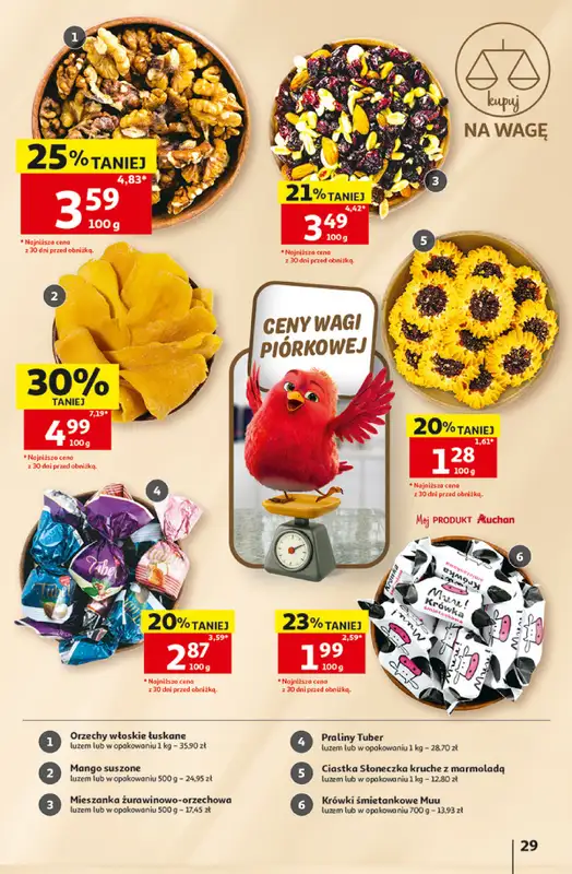 Auchan - gazetka promocyjna Gazetka 30 Lat Hipermarket Auchan od czwartku 18.06 do środy 24.06 - strona 29