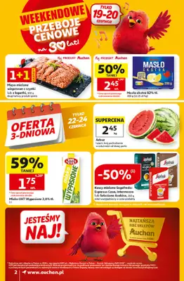 Auchan - gazetka promocyjna Gazetka 30 Lat Supermarket Auchan od czwartku 18.06 do środy 24.06 - strona 2