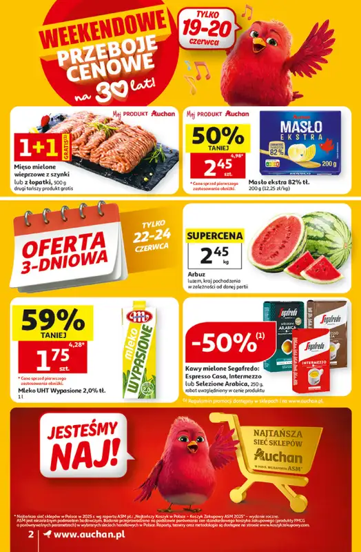 Auchan - gazetka promocyjna Gazetka 30 Lat Supermarket Auchan   - strona 2