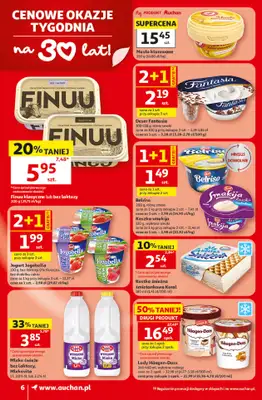 Auchan - gazetka promocyjna Gazetka 30 Lat Supermarket Auchan od czwartku 18.06 do środy 24.06 - strona 6