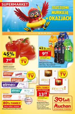 Auchan - gazetka promocyjna Gazetka 30 Lat Supermarket Auchan od czwartku 18.06 do środy 24.06