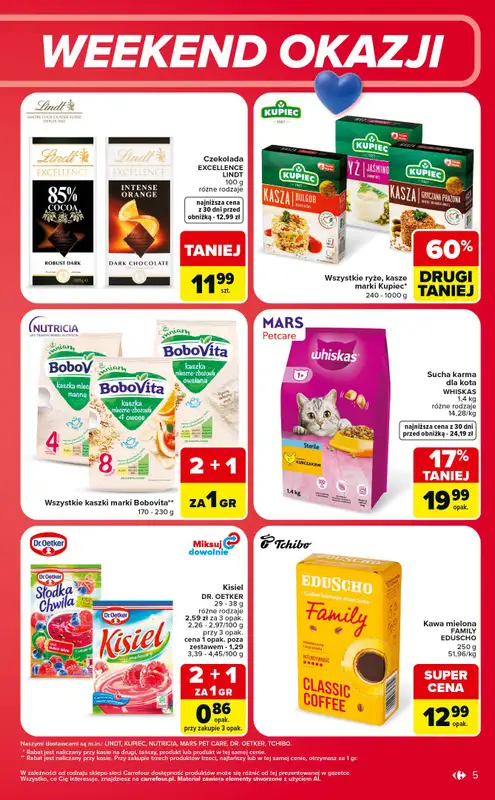 Carrefour - gazetka promocyjna W sumie od czwartku weekend okazji od czwartku 18.06 do soboty 20.06 - strona 5