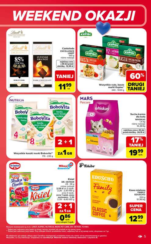 Carrefour Market - gazetka promocyjna W sumie od czwartku weekend okazji od czwartku 18.06 do soboty 20.06 - strona 5