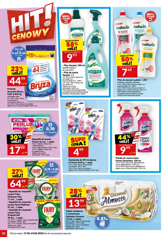 Twój Market - gazetka promocyjna Gazetka od środy 17.06 do wtorku 23.06 - strona 38
