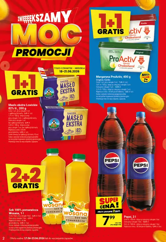 Twój Market - gazetka promocyjna Gazetka od środy 17.06 do wtorku 23.06 - strona 2