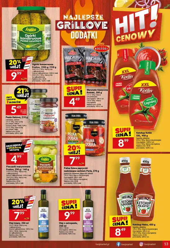 Twój Market - gazetka promocyjna Gazetka od środy 17.06 do wtorku 23.06 - strona 13