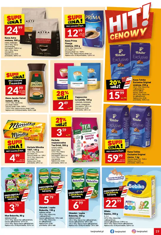 Twój Market - gazetka promocyjna Gazetka od środy 17.06 do wtorku 23.06 - strona 19