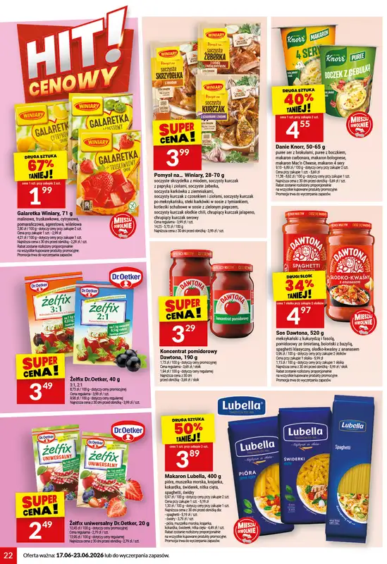 Twój Market - gazetka promocyjna Gazetka od środy 17.06 do wtorku 23.06 - strona 22