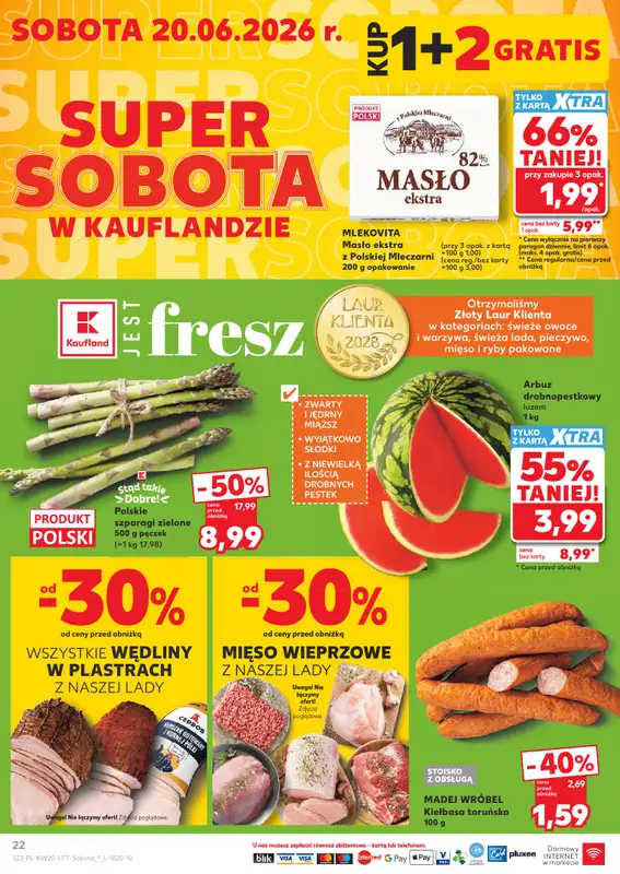 Kaufland - gazetka promocyjna Gazetka Tygodnia od czwartku 18.06 do środy 24.06 - strona 22