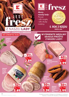 Kaufland - gazetka promocyjna Gazetka Tygodnia od czwartku 18.06 do środy 24.06 - strona 26