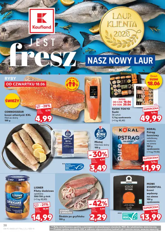 Kaufland - gazetka promocyjna Gazetka Tygodnia od czwartku 18.06 do środy 24.06 - strona 38