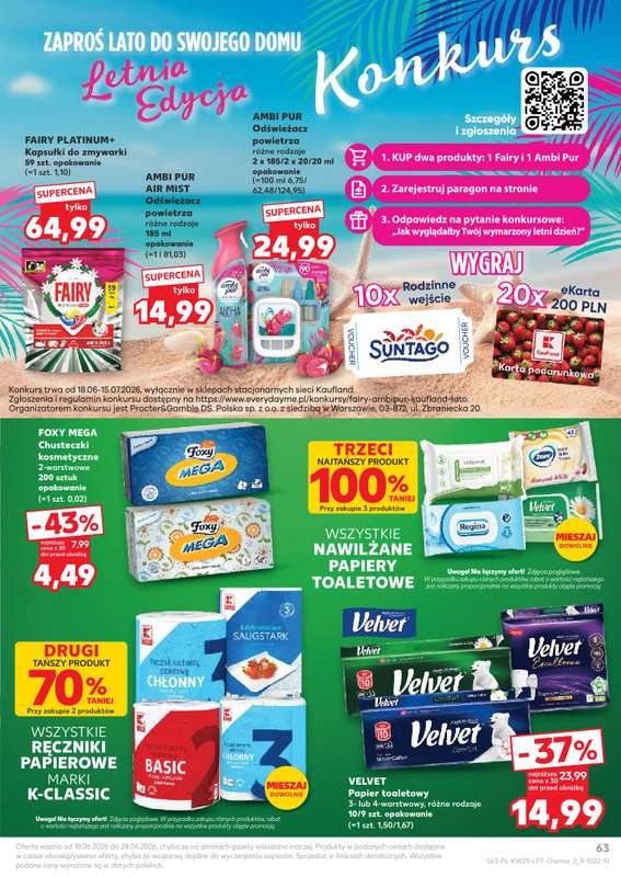 Kaufland - gazetka promocyjna Gazetka Tygodnia od czwartku 18.06 do środy 24.06 - strona 63