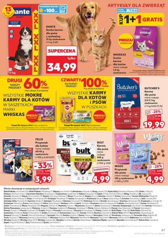 Kaufland - gazetka promocyjna Gazetka Tygodnia od czwartku 18.06 do środy 24.06 - strona 67