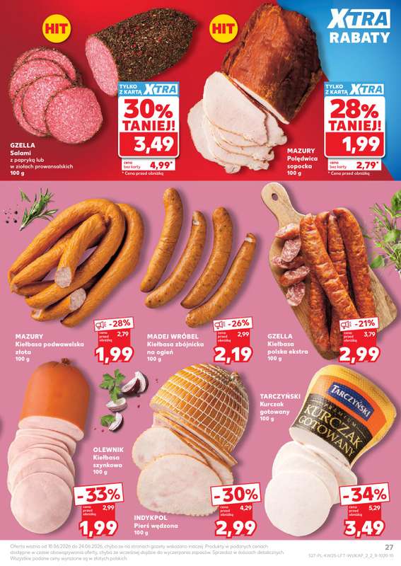 Kaufland - gazetka promocyjna Gazetka Tygodnia od czwartku 18.06 do środy 24.06 - strona 27