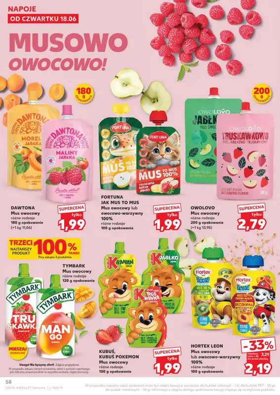 Kaufland - gazetka promocyjna Gazetka Tygodnia od czwartku 18.06 do środy 24.06 - strona 58