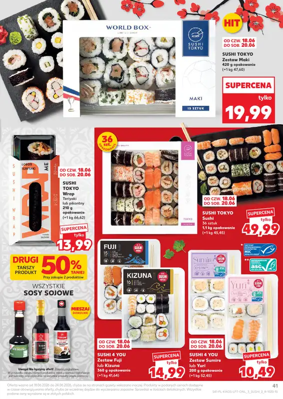 Kaufland - gazetka promocyjna Gazetka Tygodnia od czwartku 18.06 do środy 24.06 - strona 41