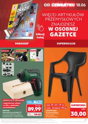 Kaufland - gazetka promocyjna Gazetka Tygodnia od czwartku 18.06 do środy 24.06 - strona 69