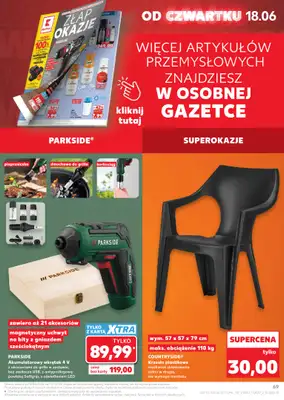 Kaufland - gazetka promocyjna Gazetka Tygodnia od czwartku 18.06 do środy 24.06 - strona 69