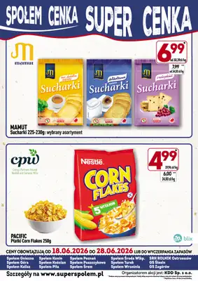 Społem - Blisko i Korzystnie - gazetka promocyjna Super Cenka od czwartku 18.06 do niedzieli 28.06 - strona 4
