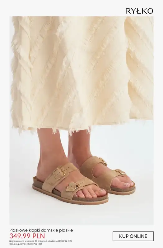 Ryłko - gazetka promocyjna Klapki damskie na promocji! od wtorku 16.06  - strona 2