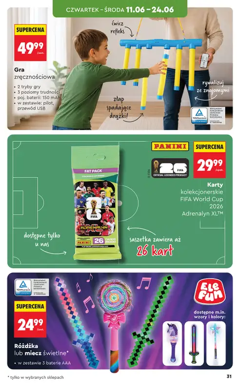Biedronka - gazetka promocyjna Hity i inspiracje, od 06.06 od soboty 06.06 do środy 24.06 - strona 31