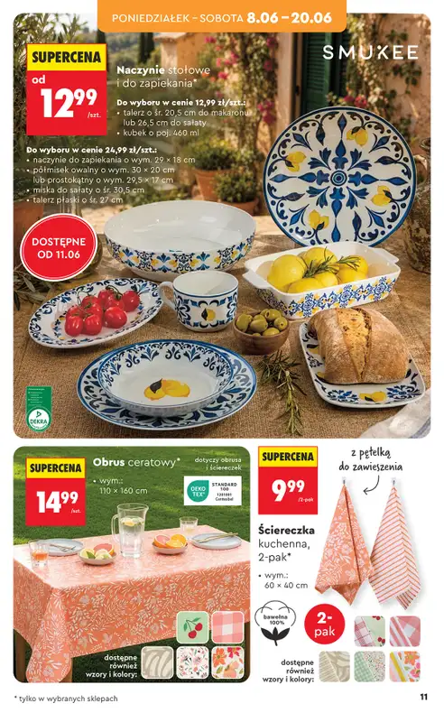 Biedronka - gazetka promocyjna Hity i inspiracje, od 06.06 od soboty 06.06 do środy 24.06 - strona 11