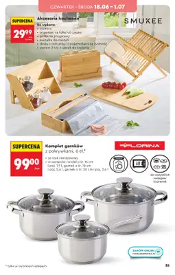 Biedronka - gazetka promocyjna Hity i inspiracje, od 13.06 od soboty 13.06 do środy 01.07 - strona 35