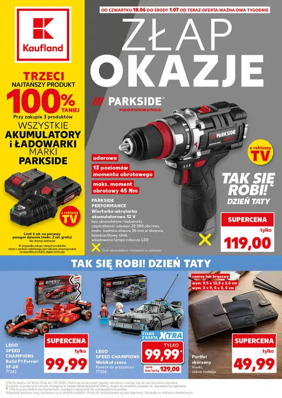 Kaufland - gazetka promocyjna Oferta Kaufland - Non Food od czwartku 18.06 do środy 01.07