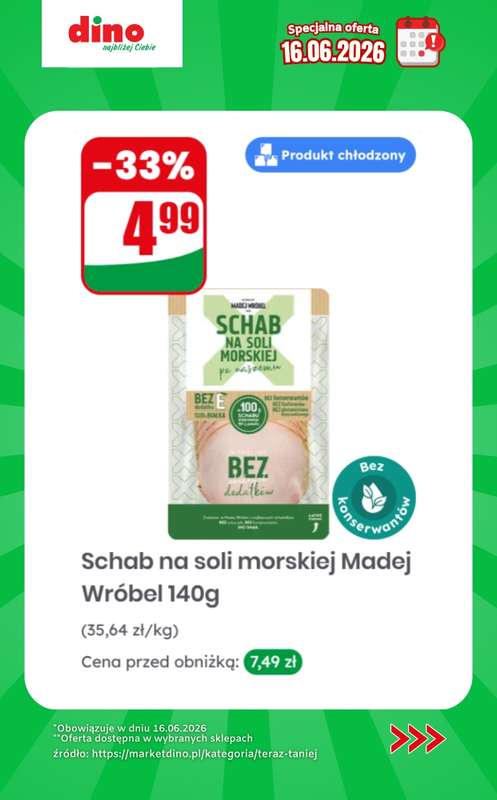 Dino - gazetka promocyjna Specjalna oferta na 16.06.2026 - promocje spoza gazetki od wtorku 16.06 do wtorku 16.06 - strona 9