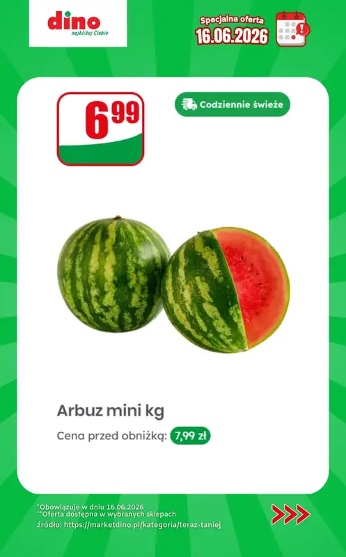 Dino - gazetka promocyjna Specjalna oferta na 16.06.2026 - promocje spoza gazetki od wtorku 16.06 do wtorku 16.06 - strona 3