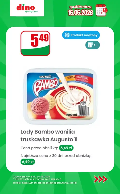 Dino - gazetka promocyjna Specjalna oferta na 16.06.2026 - promocje spoza gazetki od wtorku 16.06 do wtorku 16.06 - strona 4
