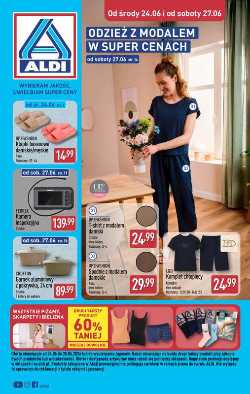 Aldi - gazetka promocyjna Aldi ma to coś! od środy 24.06 do soboty 27.06