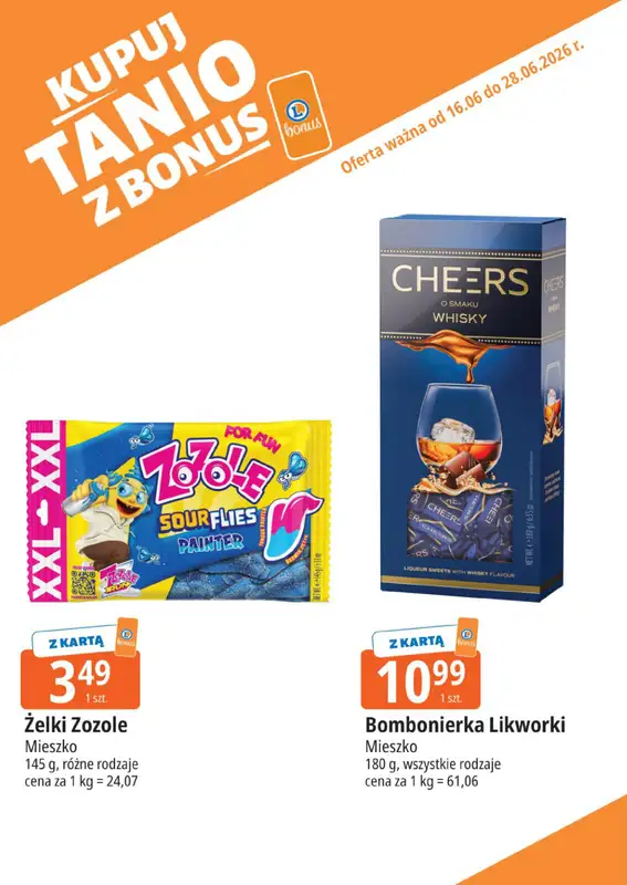 Leclerc - gazetka promocyjna Kupuj tanio z bonus od wtorku 16.06 do niedzieli 28.06 - strona 16