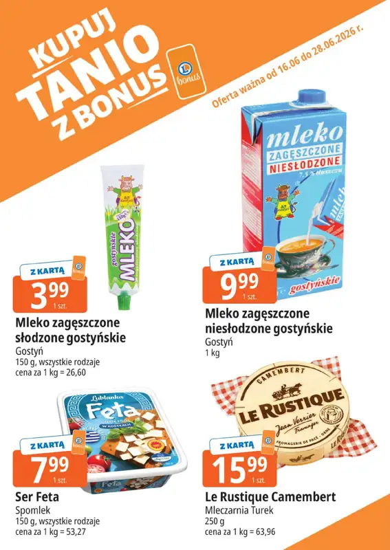 Leclerc - gazetka promocyjna Kupuj tanio z bonus od wtorku 16.06 do niedzieli 28.06 - strona 6