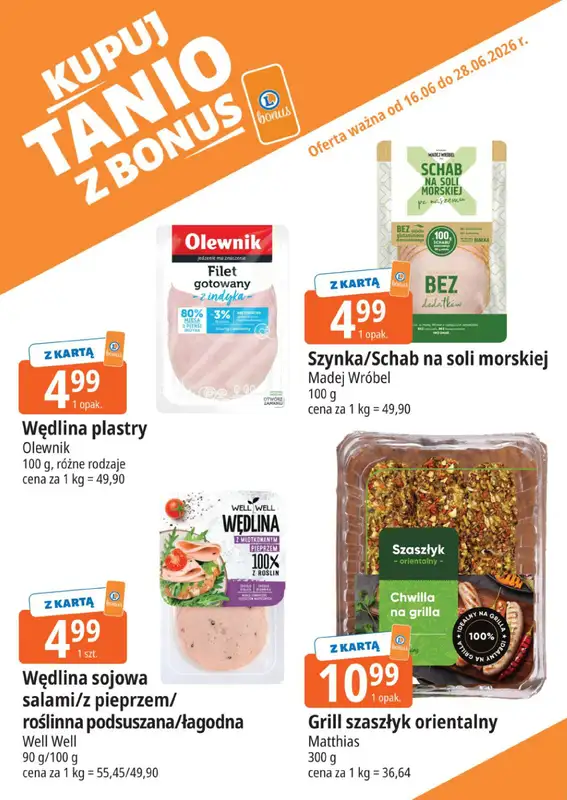 Leclerc - gazetka promocyjna Kupuj tanio z bonus od wtorku 16.06 do niedzieli 28.06 - strona 11