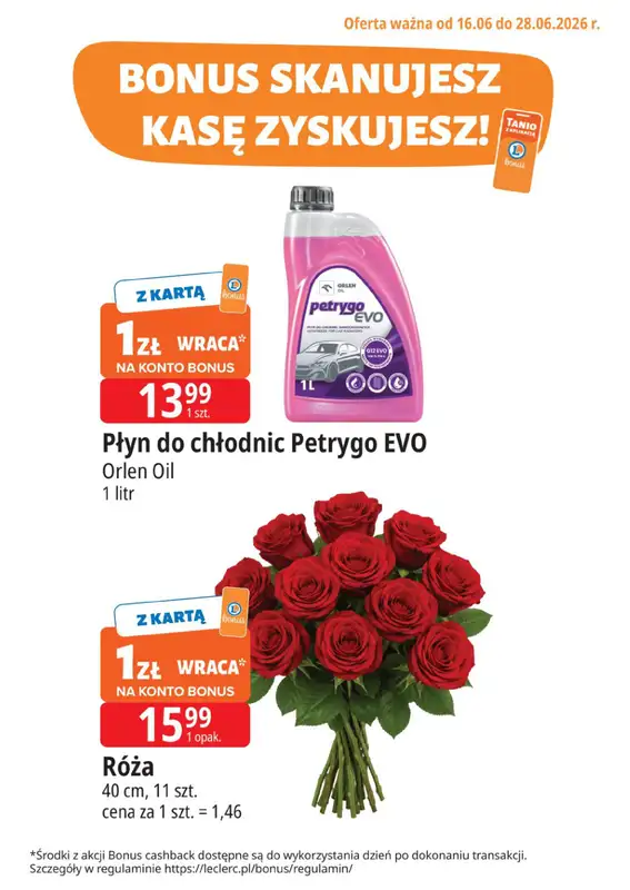 Leclerc - gazetka promocyjna Kupuj tanio z bonus od wtorku 16.06 do niedzieli 28.06 - strona 20