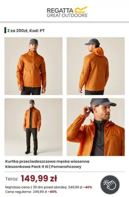 Regatta - gazetka promocyjna Kurtki przeciwdeszczowe wybrane modele 2 za 200 zł od wtorku 16.06  - strona 13