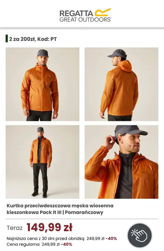 Regatta - gazetka promocyjna Kurtki przeciwdeszczowe wybrane modele 2 za 200 zł od wtorku 16.06  - strona 13