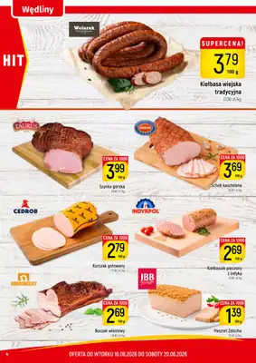 Delikatesy Piotruś Pan - gazetka promocyjna Gazetka od wtorku 16.06 do soboty 20.06 - strona 4