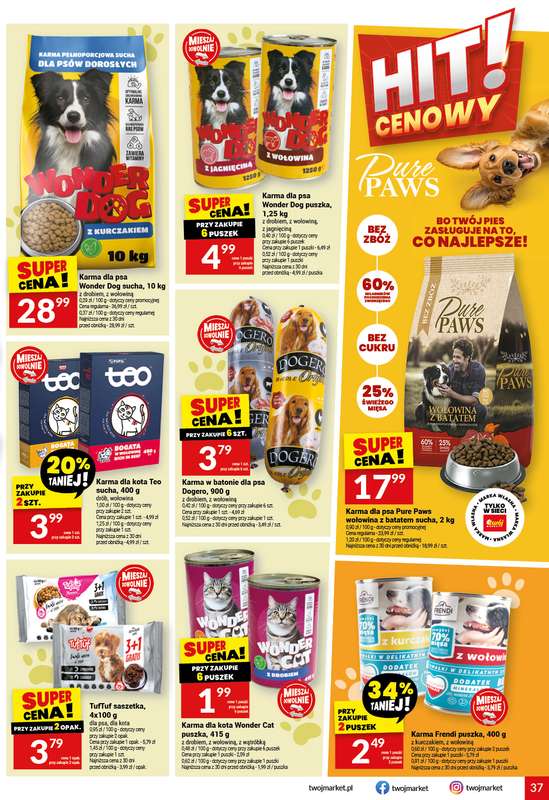 Twój Market - gazetka promocyjna Gazetka od środy 17.06 do wtorku 23.06 - strona 37