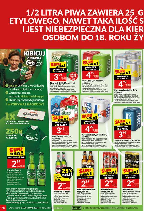 Twój Market - gazetka promocyjna Gazetka od środy 17.06 do wtorku 23.06 - strona 28