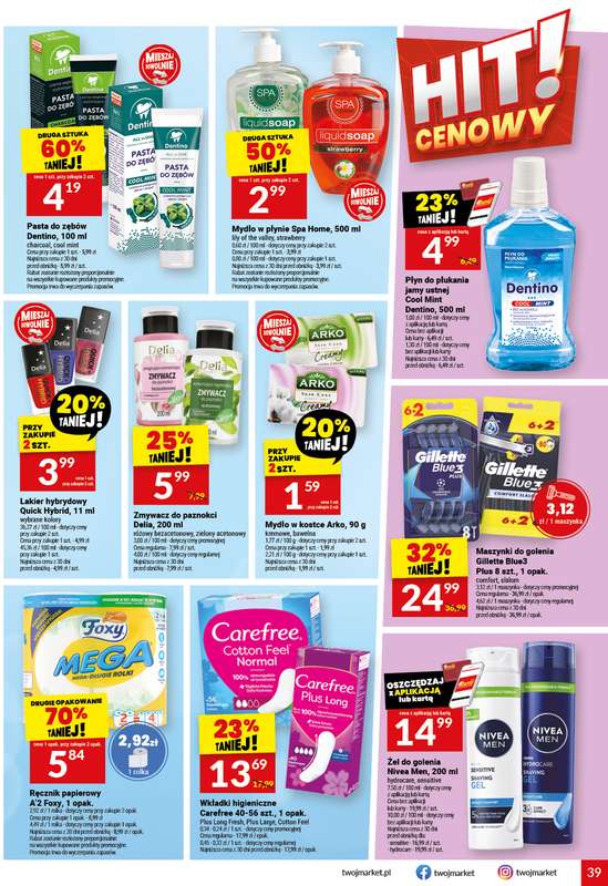 Twój Market - gazetka promocyjna Gazetka od środy 17.06 do wtorku 23.06 - strona 39