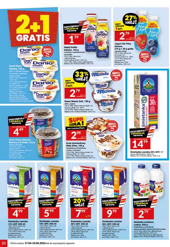 Twój Market - gazetka promocyjna Gazetka od środy 17.06 do wtorku 23.06 - strona 20