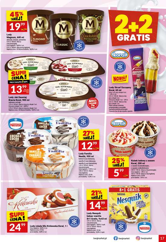 Twój Market - gazetka promocyjna Gazetka od środy 17.06 do wtorku 23.06 - strona 17